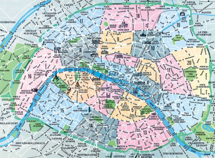 Carte des arrondissements de Paris : comment se repérer dans Paris ?